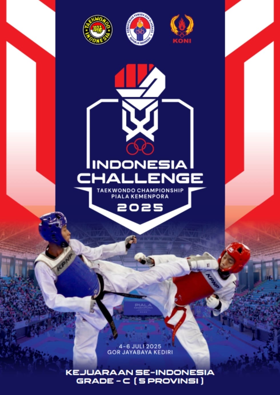 Ajang Pertarungan Prestasi Taekwondo di Tanah Air Taekwondo Indonesia Dojang youngwarrior